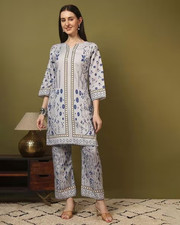 Women Floral Print 2-Piece Co-Ord Set