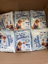 14 Pack Sz4 HUGGIES Little Swimmers Disney Nemo 24-34lb 18 Diapers Swimpant 252