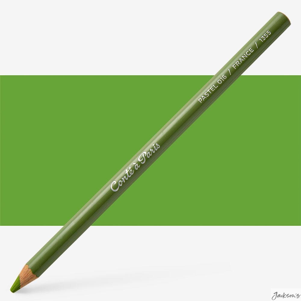 Conte A Paris Pastel Pencil Wood 5mm Lead Olive Green 16 Drawing