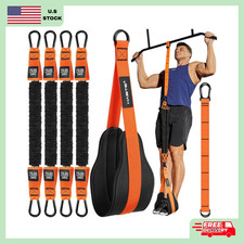 Pull Up Assistance Bands Set - 4 Heavy Duty Resistance Bands 300lbs, Adjustable
