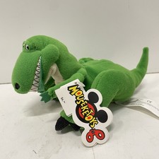 VTG Disney Store Plush Toy Story - REX 9" Dinosaur Mini Bean Bag NWT