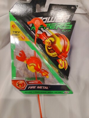 Jakks Power Rippers FIRE METAL Robotix Series 1 Figure. Rip It Up! ***NEW***