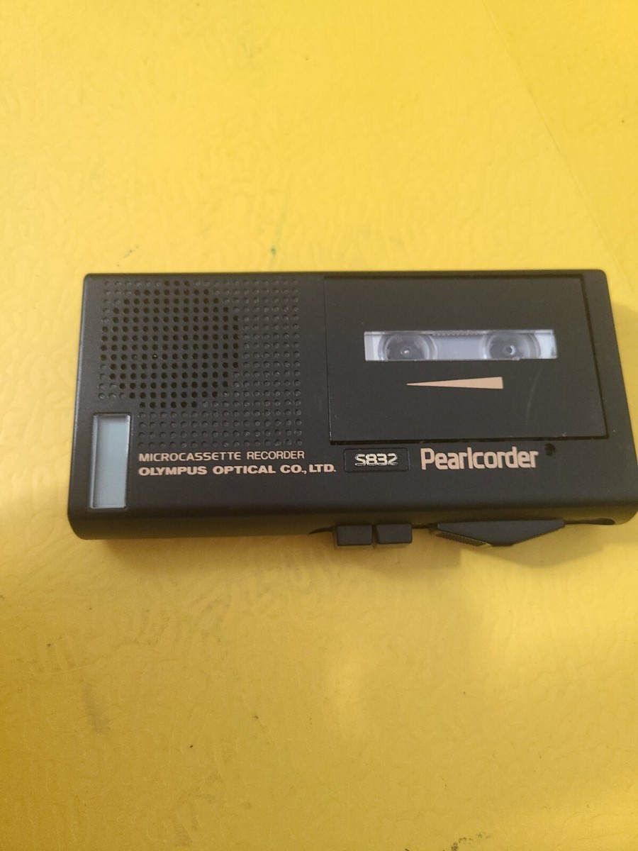 Olympus Pearlcorder S832 Handheld Cassette Transcriber Recorder