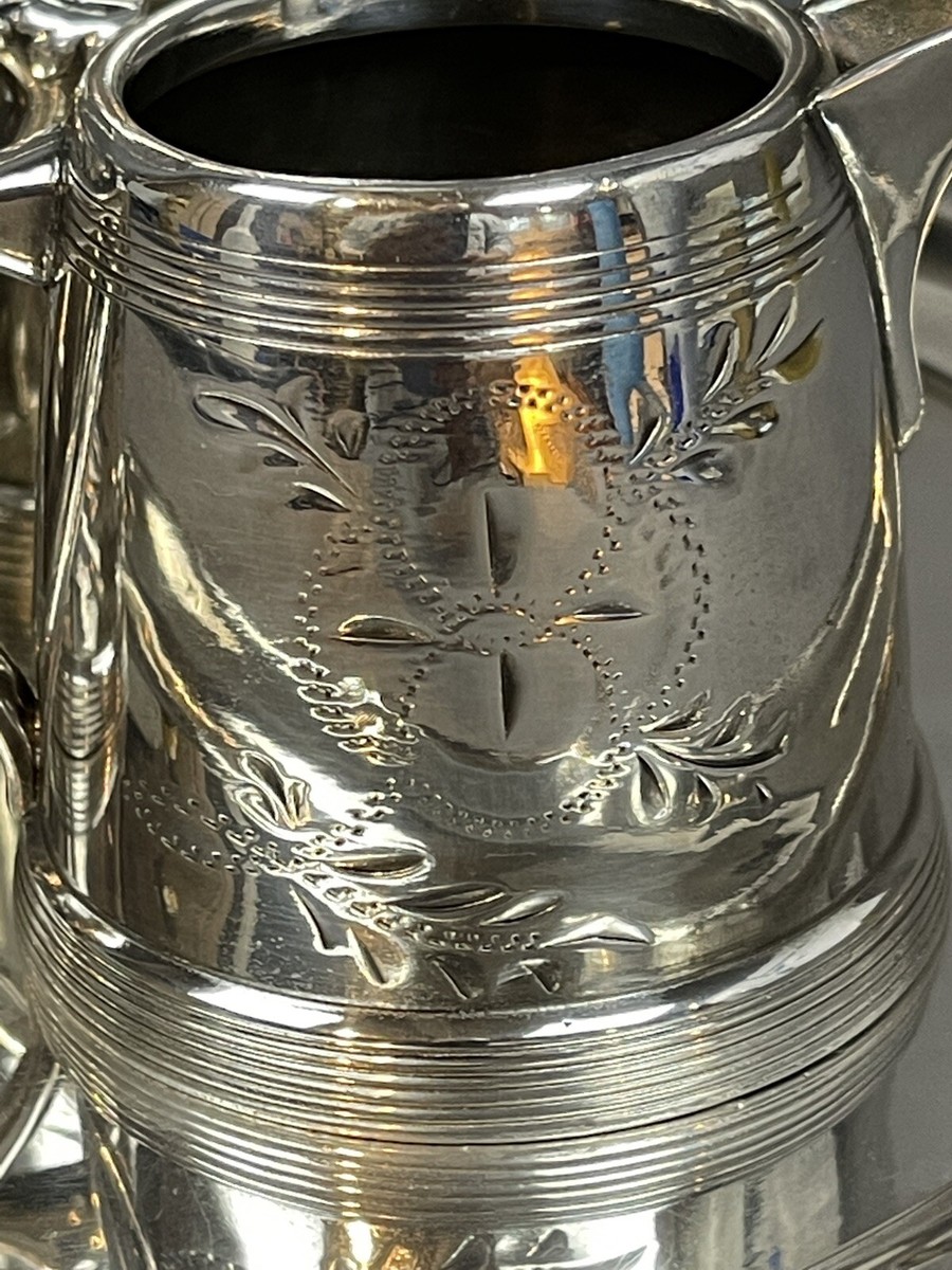 【Sheffield Silve Co.】ビクトリアンのコーヒーサービス 4点 Sheffield Silve Co.】ビクトリアンのコーヒーサービス 4点 4