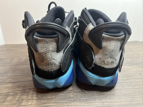 Nike Air Jordan 6 Rings Black Teal Purple 323419-040 Sz 4.5Y Shoe - Picture 3 of 12