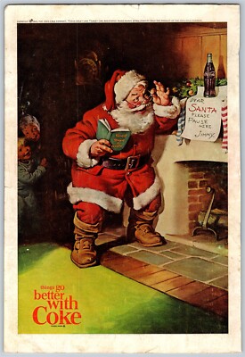 Coca-Cola Dear Santa Please Pause Here Things Go Better w/Coke 1962 Advert, A1