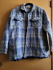 Vintage Men's Coleman Quilted Plaid Shirt XL Extra Large