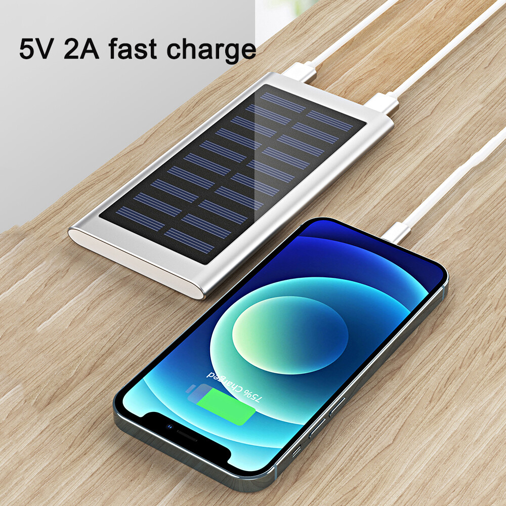 10000mah Power 2 USB Fast Charging External Battery Pack Bank Portable