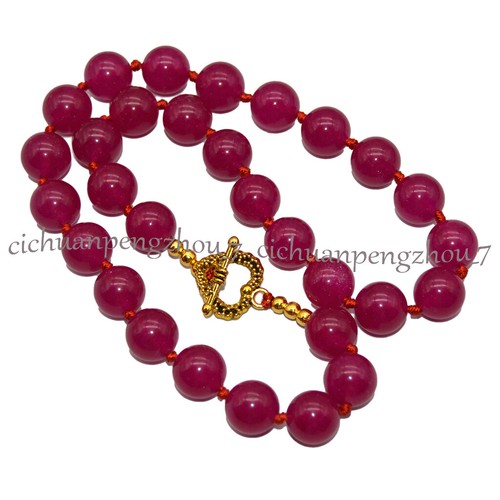 Natural 6/8/10/12/14mm Round Multicolor Gemstone Beaded Jewelry Necklace 18'' - Picture 194 of 221
