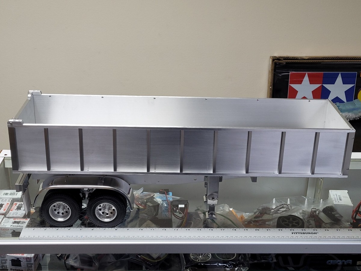 Custom Toy Aluminum Dump Tipper Bed Trailer Tamiya R/C 1/14 King