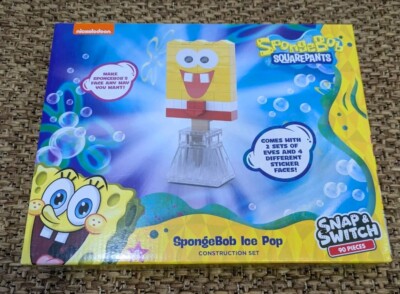 90 Piece SpongeBob SquarePants Spongesicle Popsicle Ice Pop Figure Construction