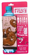 Freaker Koozie Bottle Insulator So Sealy Pink Brown Seals Laughing New