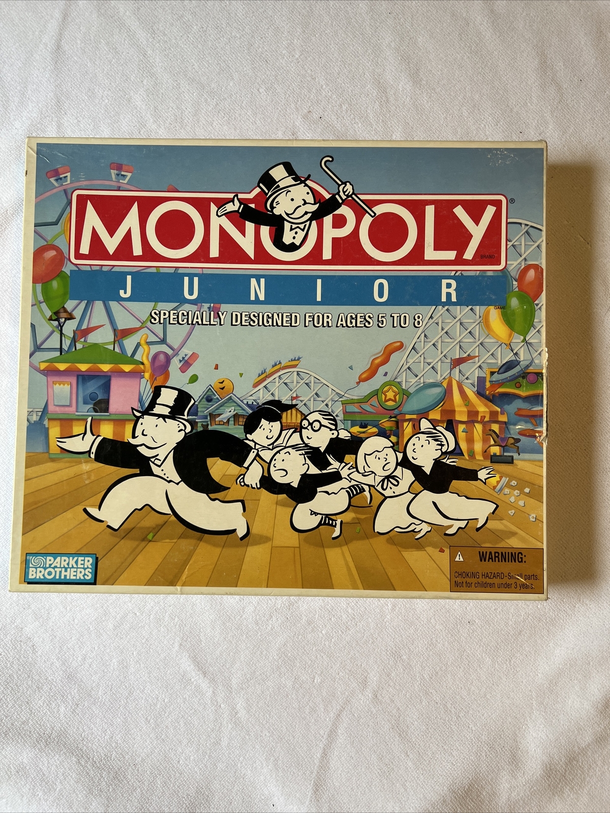 Vintage 1990 MONOPOLY JUNIOR Jr. Board Game Parker Brothers NO ...