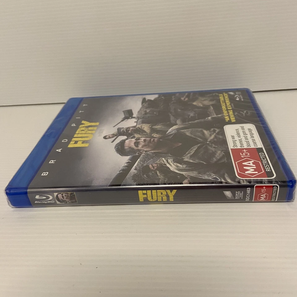 Fury (Bluray, 2014) Action War Historical - Novo em folha lacrado - Região A e B - Imagem 3 de 4