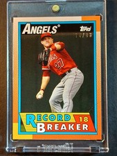 2018 TOPPS TRANSCENDENT MIKE TROUT VIP PARTY 74/83 #MT-90RB