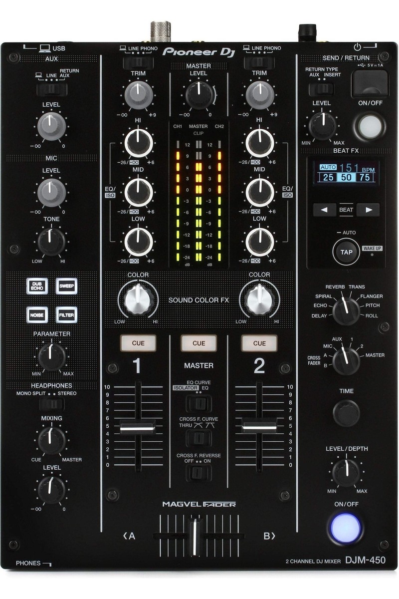 【美品】Pioneer DJM-450 DJミキサーSL-1200 Pioneer DJM-450 2-Channel DJ Mixer for sale online | eBay