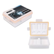 Akku Box für Panasonic DMW-BLF19 Aufbewahrungsbox Kamera Akkus + Speicherkarten