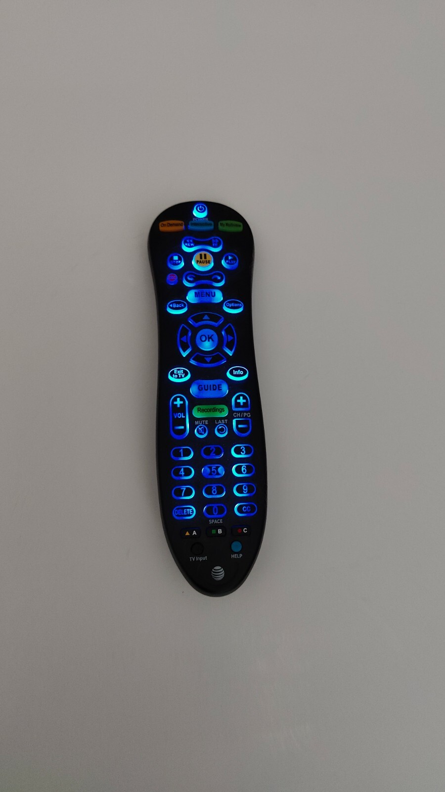 AT&T UVerse S30S1B Remote with Control Backlit Used eBay