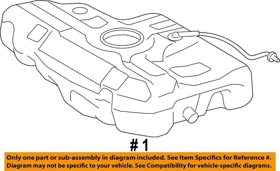 Used Fuel Tank fits: 2012 Toyota Corolla  Grade A - Imagem 4 de 4