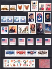 2023 U.S. COMMEMORATIVE-DEFINITIVE YEAR SET *134 STAMPS* WITH 3 SHEETS MINT-NH