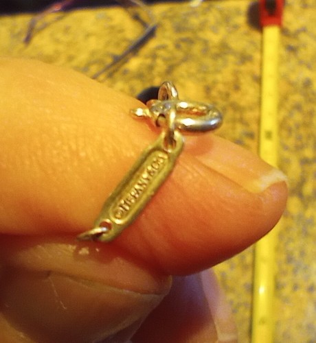 Sterling Silver Tiffany & Co. Orange Bottle Clinique Pendant Plus Chain w Logo - Picture 9 of 9