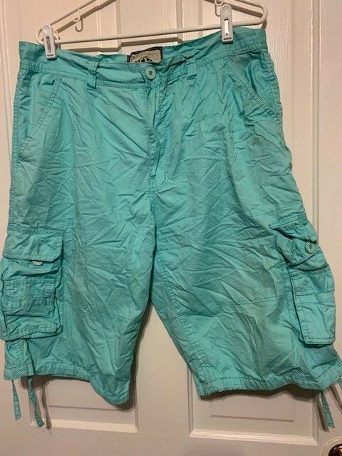 I-FE APPAREL SIZE 38 LIME GREEN CARGO SHORTS | eBay