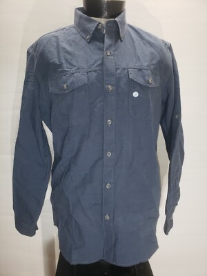 NEW NWT EDDIE BAUER Mens Large L 54% Linen Button-up shirt Combine ship Discount