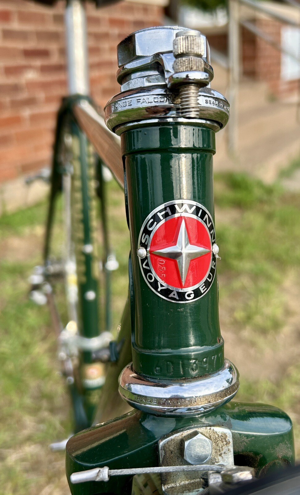 Schwinn Voyageur Frameset Campagnolo Wheels Sim Works Crust Gravel King Columbus