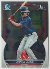 2023 Bowman Chrome Prospects #BCP-118 Lyonell James 1st Bowman Red Sox