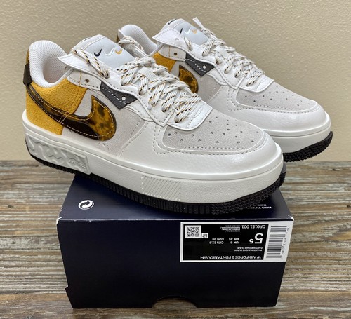 Nike Wmn's Air Force 1 Fontanka Sneaker Shoes Tortoise Shell DR0151-001  Size 5.5 | eBay