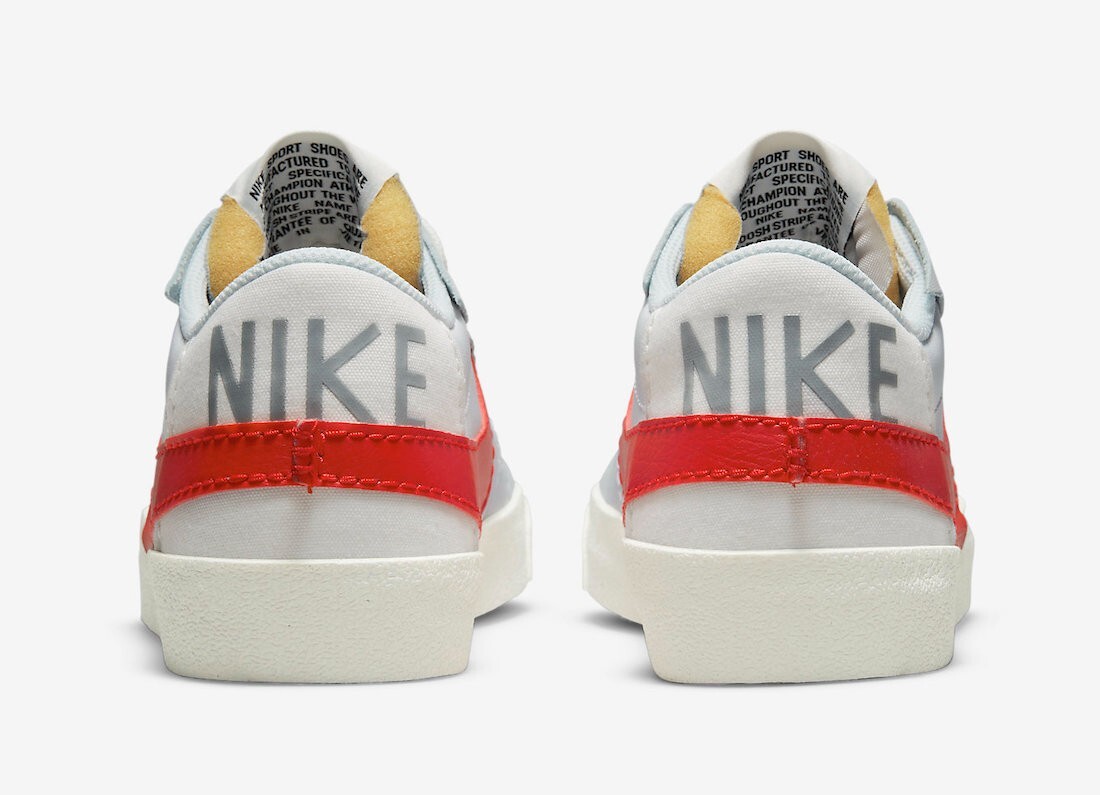 Nike Blazer Low '77 Jumbo DQ8769-100 White University Red Nike Blazer Low '77 Jumbo DQ8769-100 White University Red