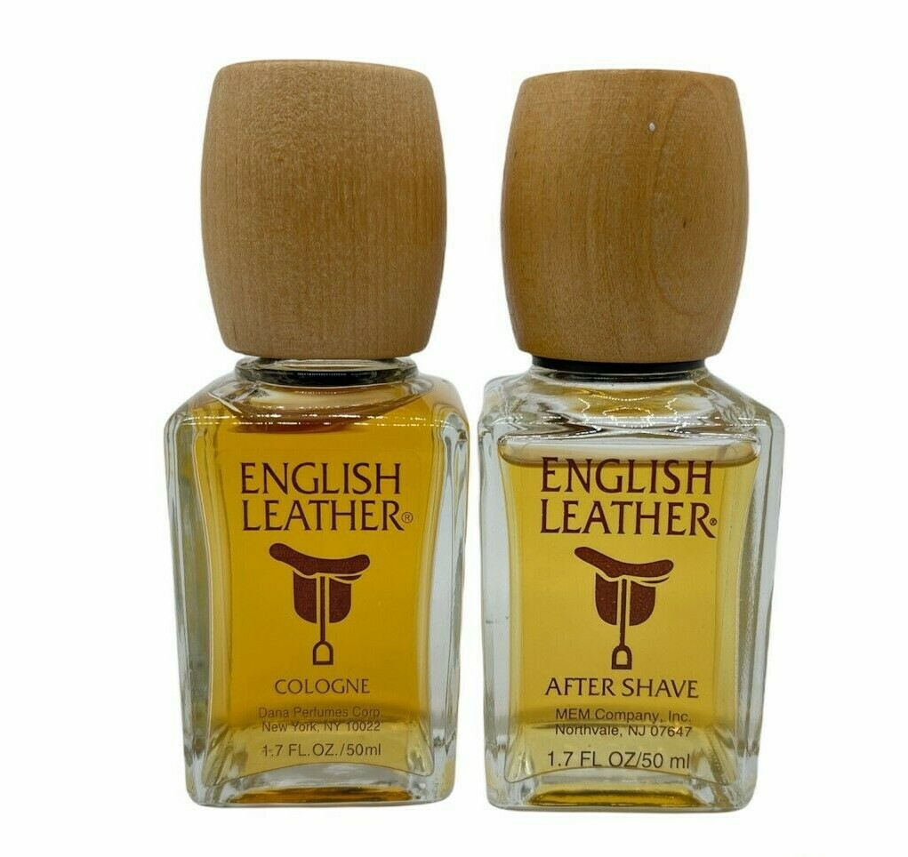 English Leather Cologne After Shave oz Splash SET VINTAGE