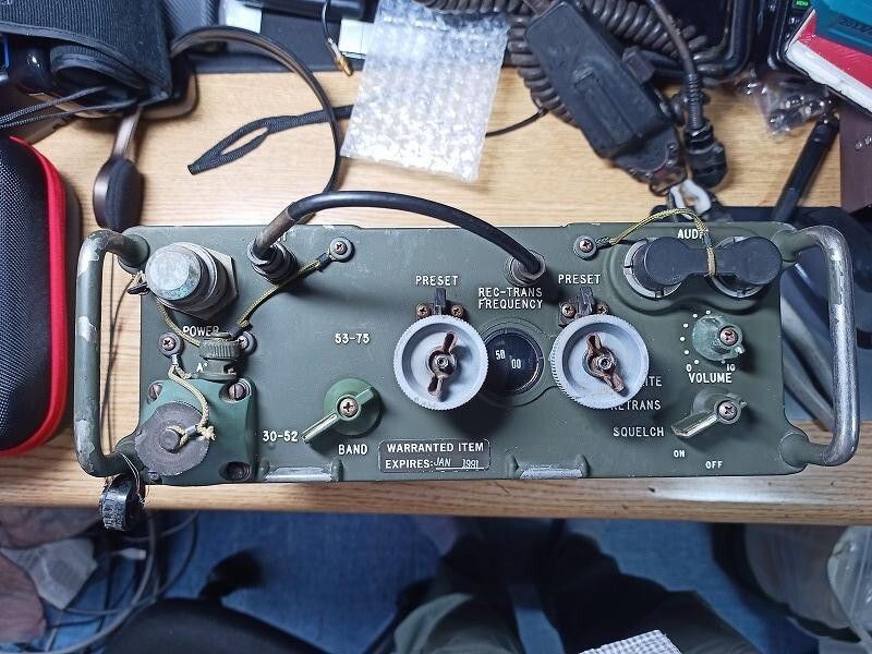 Military Radio Functional PRC-77 and Vehicle Mounting Unit 20kg