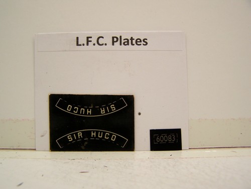LFC LNER/BR No 60083 Sir Hugo Namensschilder | Zustand: New