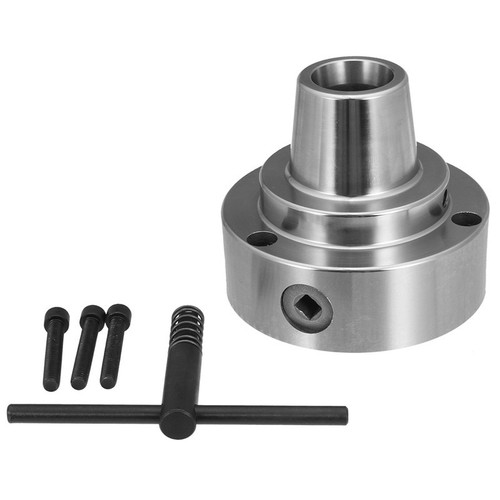 Plain Back 5C Collet Chuck Lathe Clip Machine With 3 Screws Torsion Head Tools