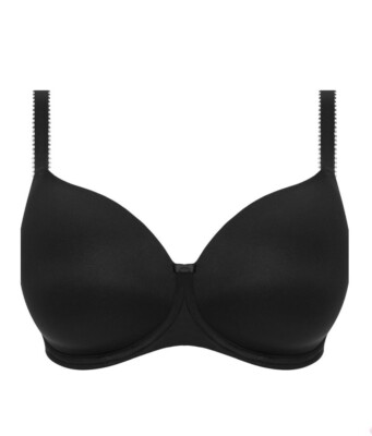 Fantasie Smoothease geformter schwarzer T-Shirt-BH
