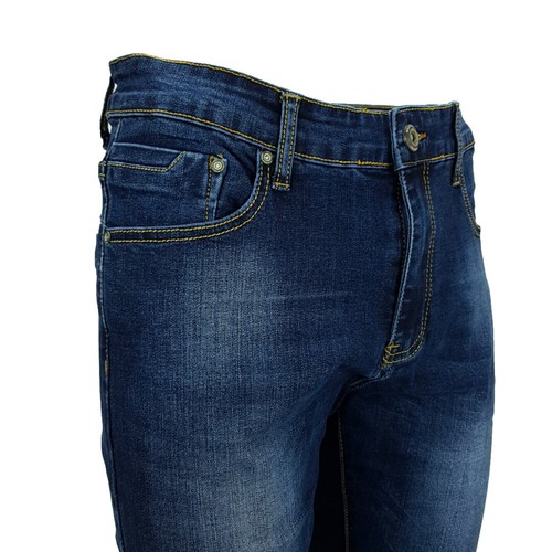 Jeans Uomo Slim Fit Elasticizzati 5 Tasche Slavati Taschino 46 48 50 52 54 56 - Imagen 3 de 8