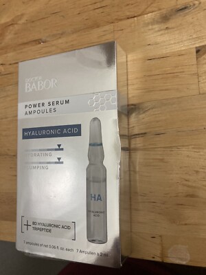 Doctor Babor Power Serum Ampoules,  Hyaluronic Acid, 7 Ampoules 0.06 Fl.oz Each