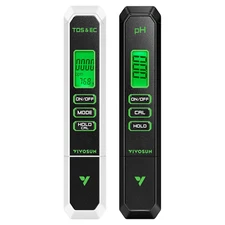 Digital Ph and TDS Meter Kits, 0.01Ph High Accuracy Pen Type Ph Meter ± 2% Reado