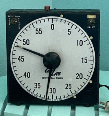 Vintage GRA-LAB Dimco-Gray Universal Darkroom Timer Model 165-S, Works Great B8