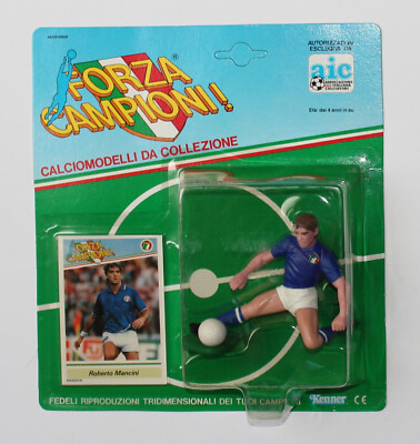 Roberto Mancini - Italia Sampdoria / Lazio Rom Action Figur 1989 Calcio Serie A
