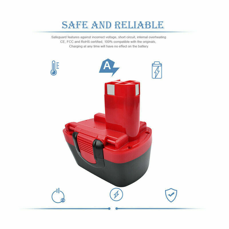 Voltière 3 ah Accu Geschikt voor 12v Bosch Apparatuur - 3000 mAh - GBA
