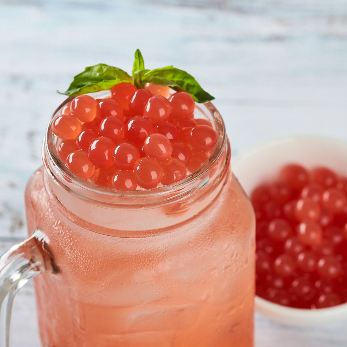 Tea Zone Pomegranate Popping Pearls/Popping Boba (7 lbs), B2062