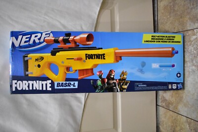 Nerf Fortnite BASR-L ボルトアクション Nerf Fortnite BASR-L Bolt-Action Blaster with 12 Darts, Kids