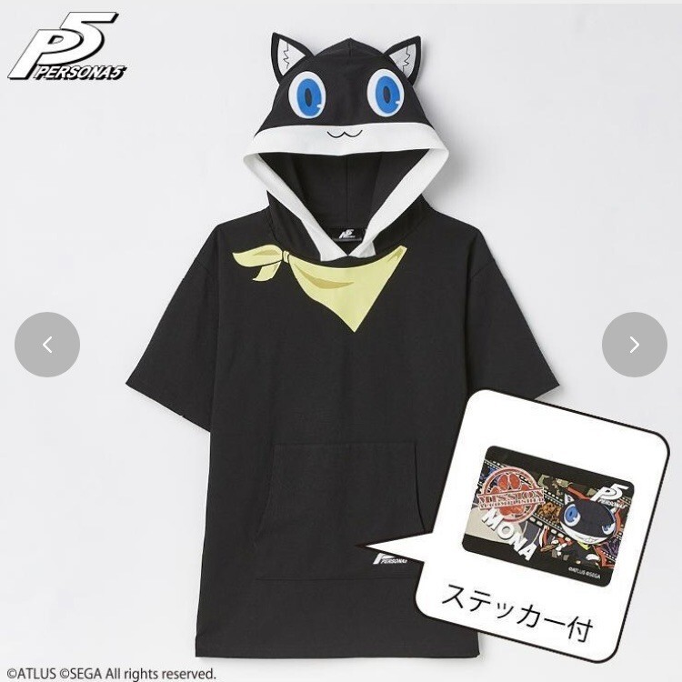 Persona 5 the Royal Morgana Mona Model Hoodie Avail P5 [Japanese