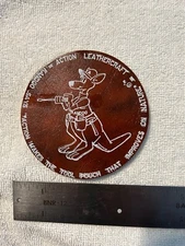 Vintage Action Leathercraft Patch Kangaroo