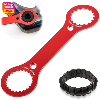 Schraubenschlüssel Innenlager Tretlager Entferner Centerlock Werkzeug Rot für