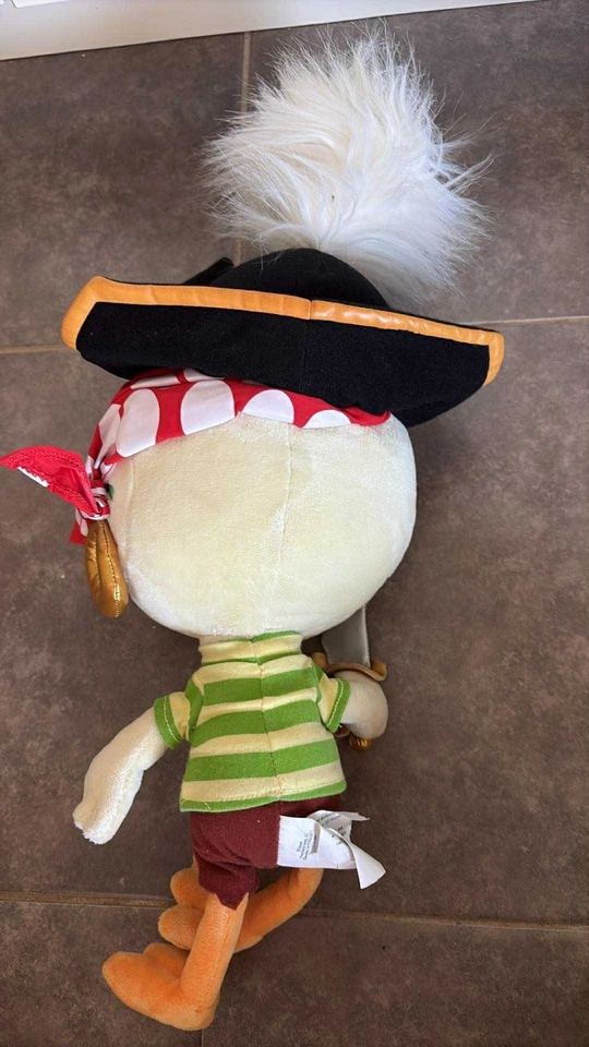 迪士尼小鸡 16 英寸毛绒海盗填充动物剑迪士尼商店 — 第 2/2 张图片