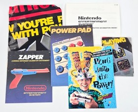 NES POWER SET CONSOLE Complete Parts Nintendo Authentic Tested Works Pad