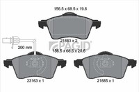Bremsbelagsatz Scheibenbremse Pagid T1196N FüR Vw Transporter Multivan T4 Bus